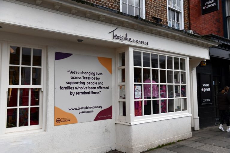 Yarm charity shop